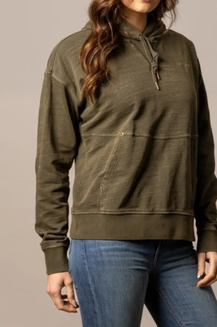 Kimes Ranch Women’s Dark Olive Tess Hoodie Women’s Pullover