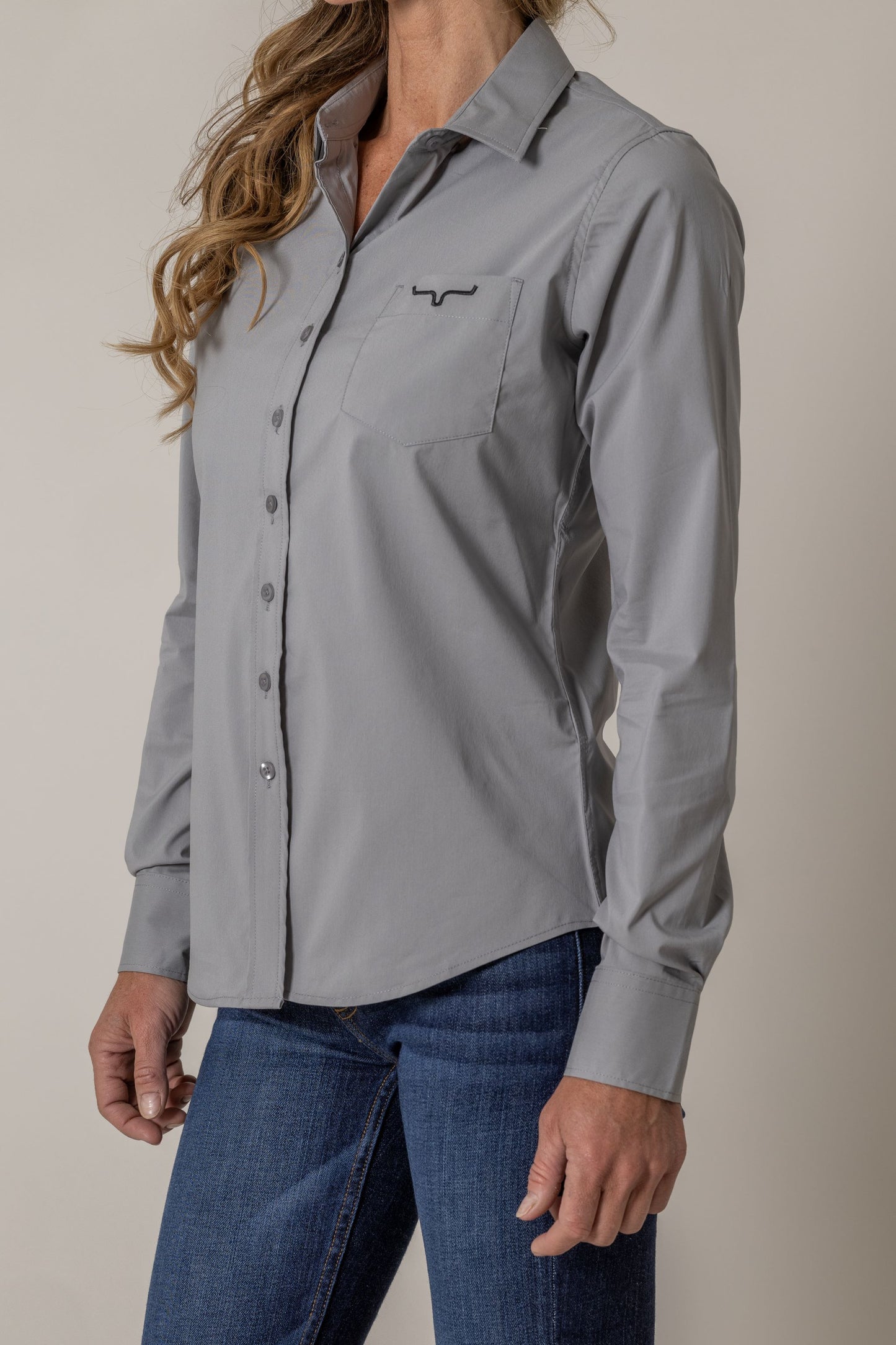 Kimes Ranch Women's Gray KR Team Shirt