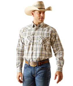 Ariat Men's Pro Series Sesame Elias Short Sleeve Western Shirt