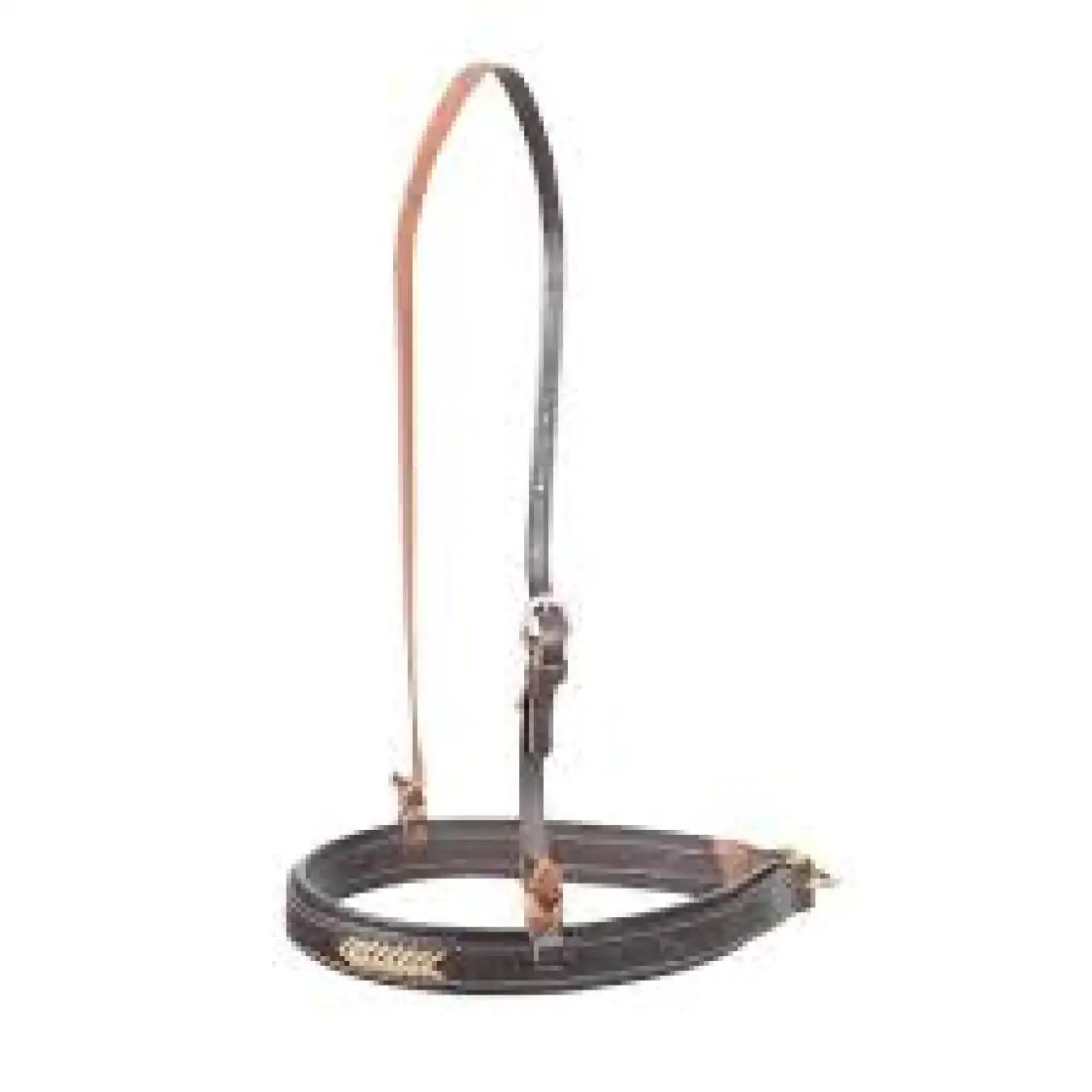 Martin Rawhide Laced Chocolate Leather Noseband Tiedown/Cavesson