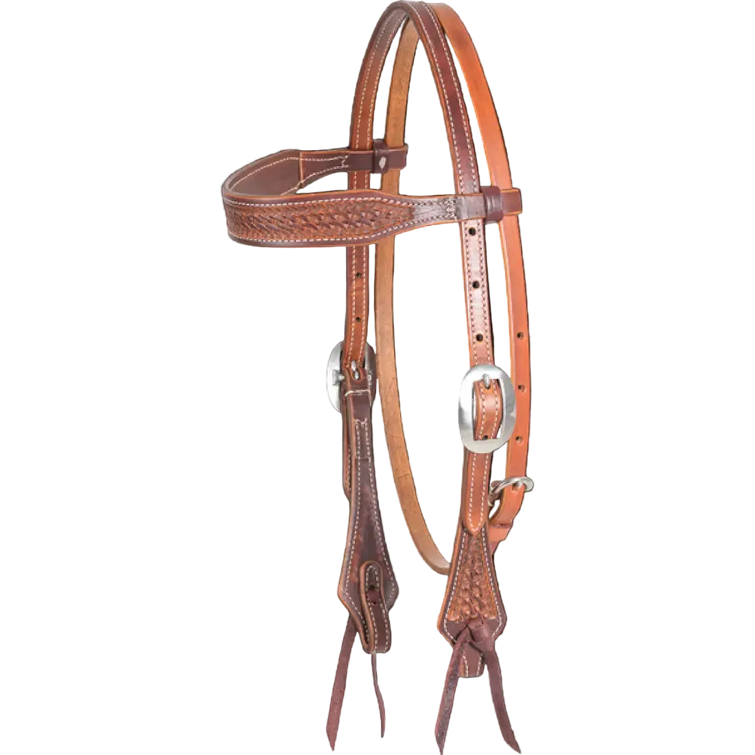 Martin Weathered Antiqued Mini Basket Tack Set Browband Headstall Tack Set