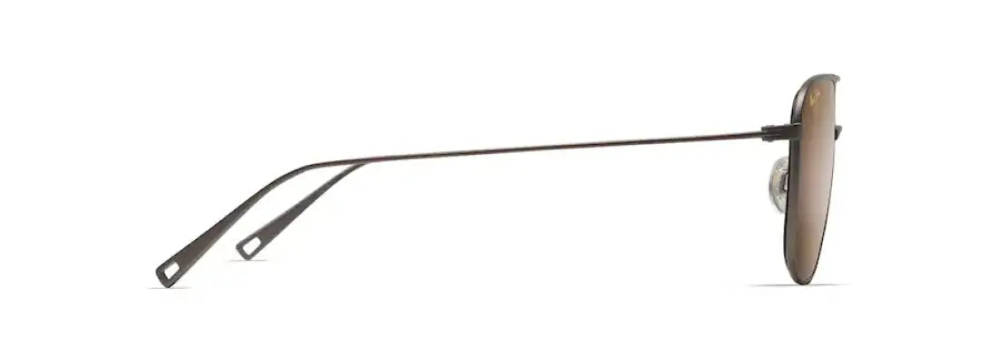 Maui Jim Mikioi Sunglasses Satin Sepia Frames w/ HCL Bronze Lenses Sunglasses