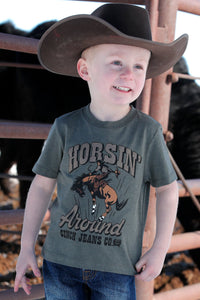 Cinch Boy's Toddler Horsin' Around T-Shirt