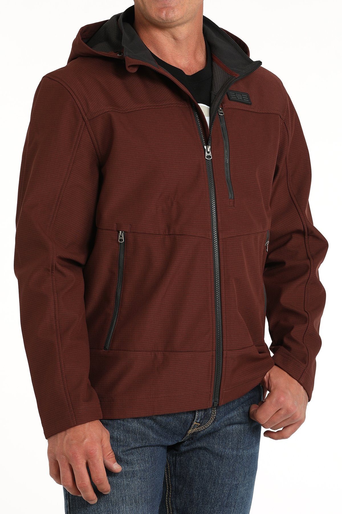 Leanin' Pole Embroidered Cinch Men's Softshell Jacket
