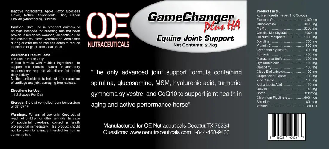 OE GameChanger Plus Equine Supplement