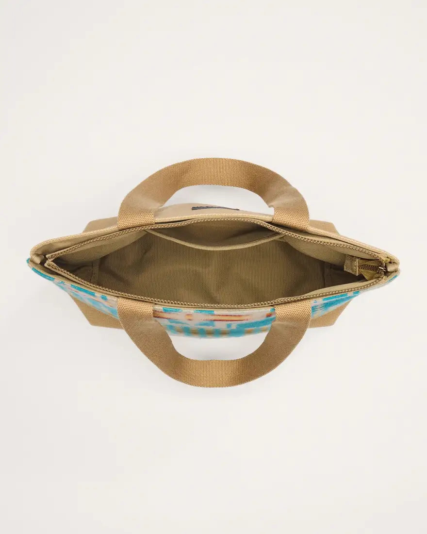 Pendleton Harding Turquoise Canvas City Zip Tote Purse