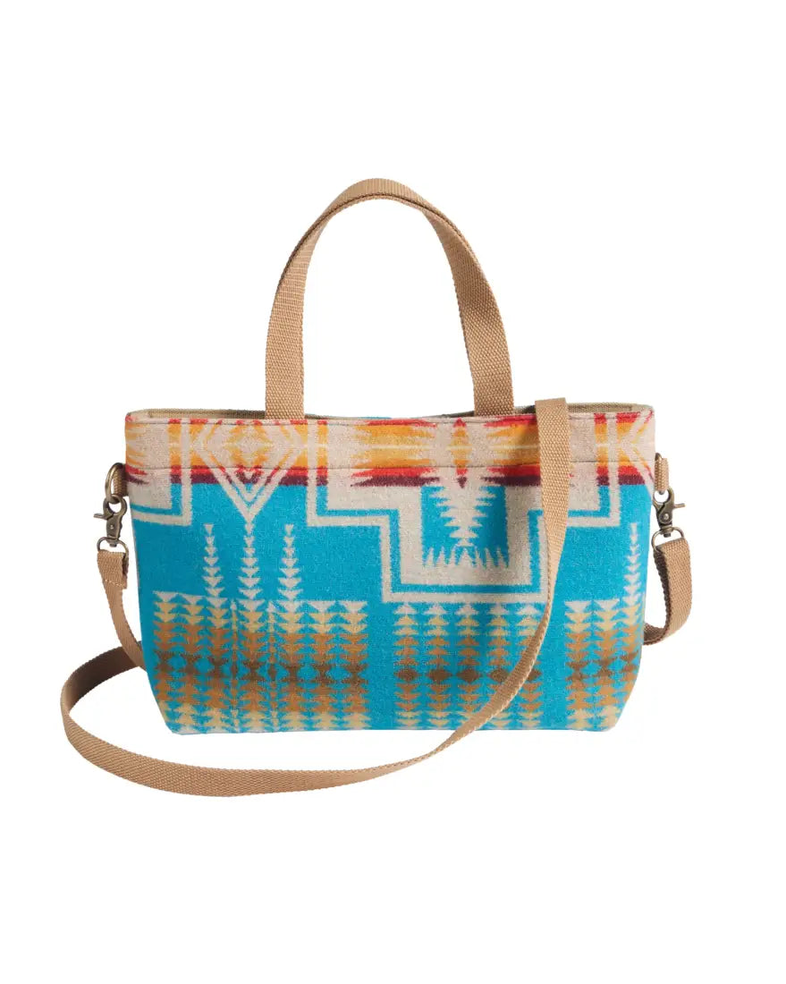 Pendleton Harding Turquoise Mini Tote Purse