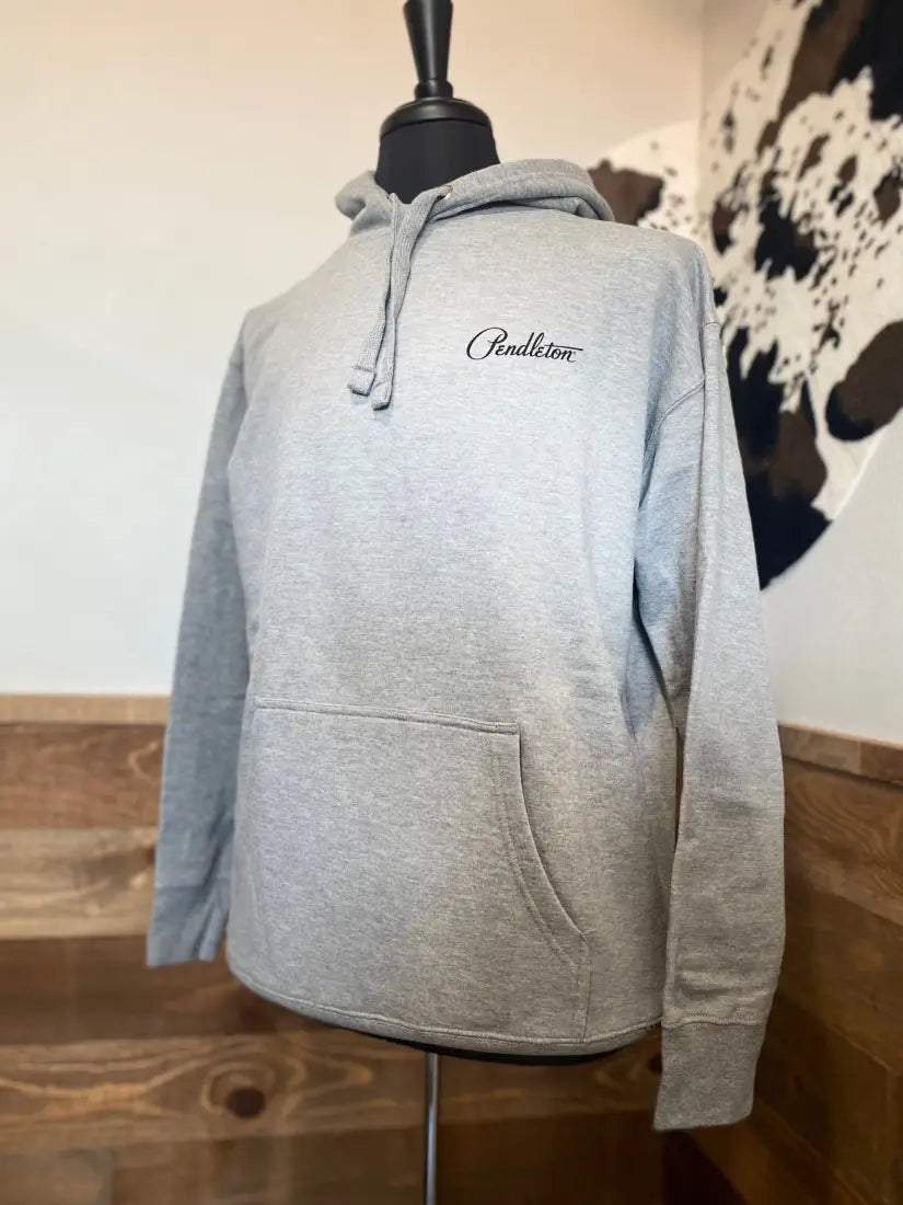 Pendleton Men’s Gray/Black Harding 100th Anniversary Hoodie Men’s Pullover