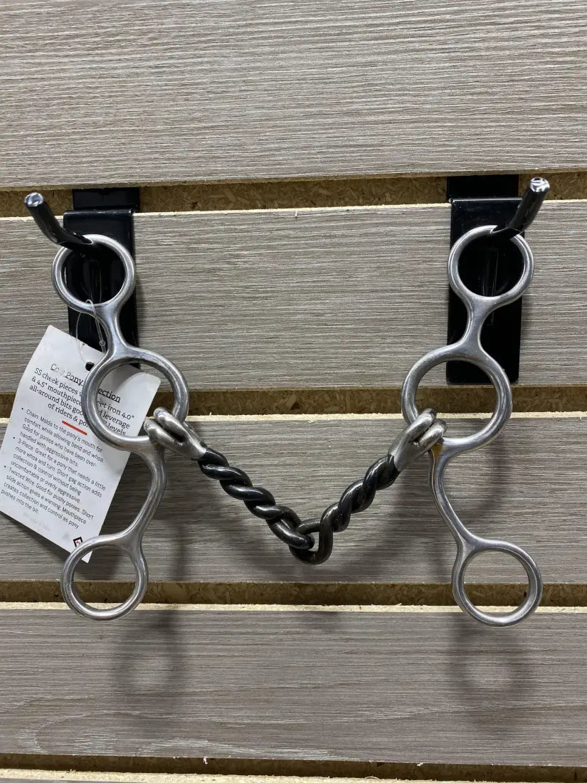 Performance Pony ’Cow Pony’ Bit - Twisted Wire Snaffle Bit