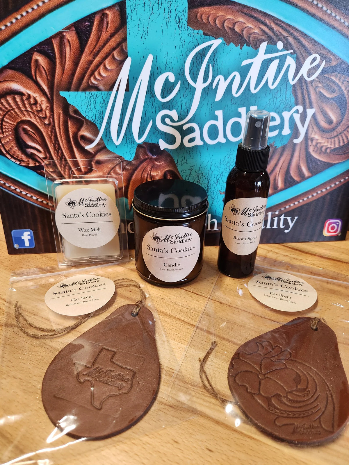 McIntire 8 oz Candle- Santa's Cookies