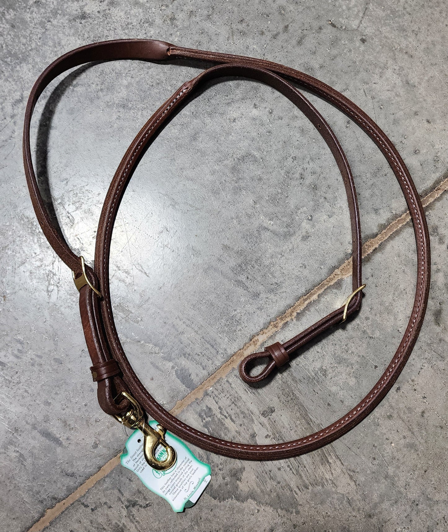 Berlin Rolled Center Roping Reins
