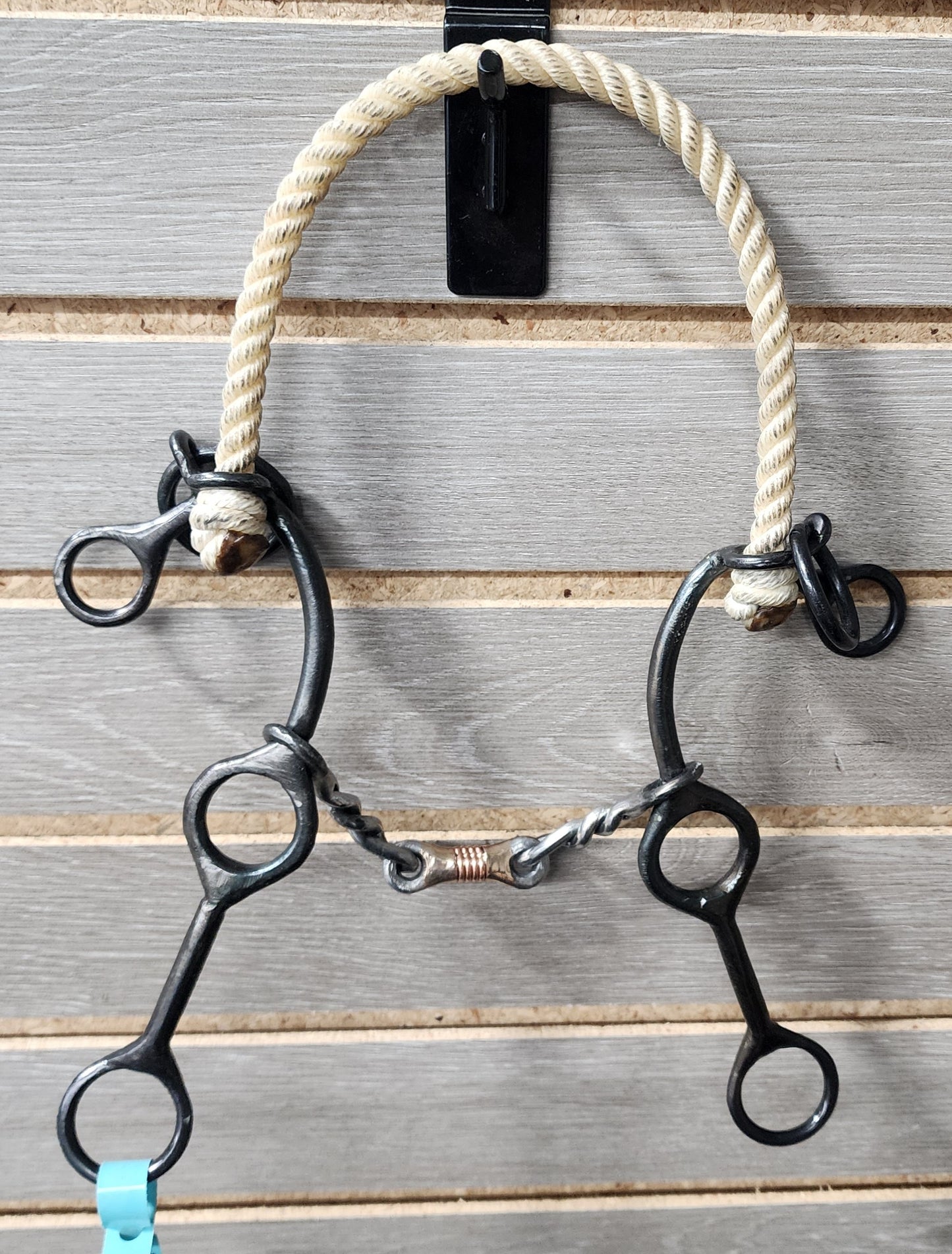 Dutton Combo Rope Nose Chain Mouthpiece Gag Bit - Long Shank