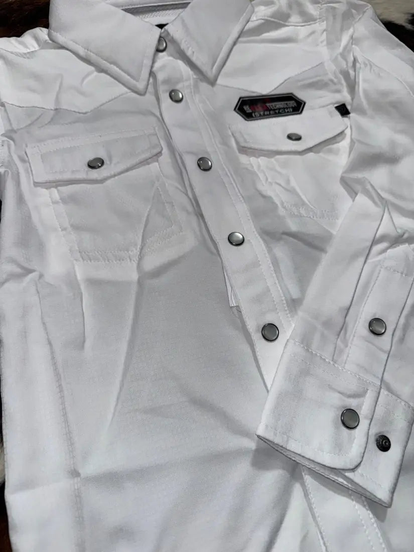 Rock & Roll Girl’s TEK Solid Western Shirt Girl’s Western