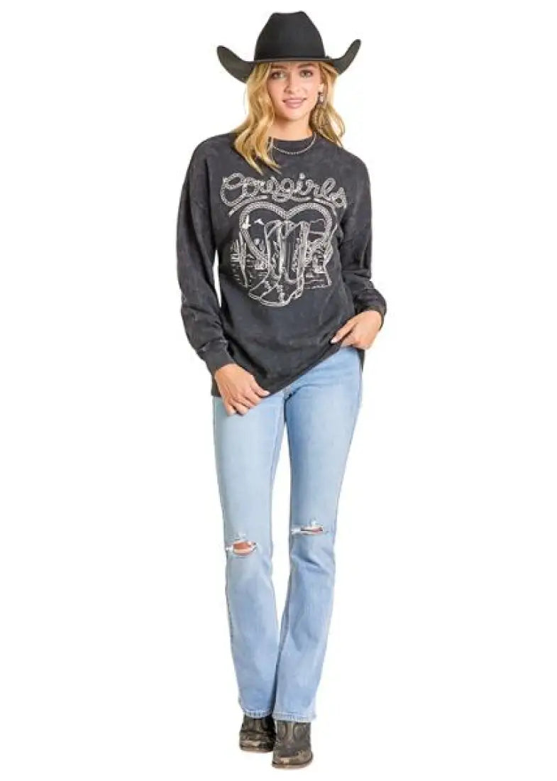 Rock & Roll Women’s Graphic Pullover Women’s Pullover
