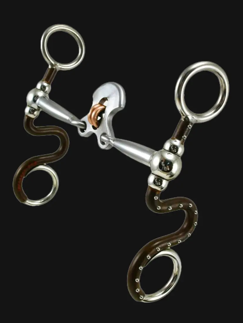 Santa Maria Double Cross Brown Shank & Dots By Tom Balding Double Cross Bit