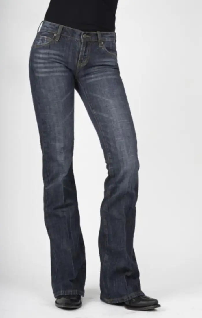 Stetson Women’s Embroidered ’S’ 816 Classic Bootcut Jean Women’s Bottoms