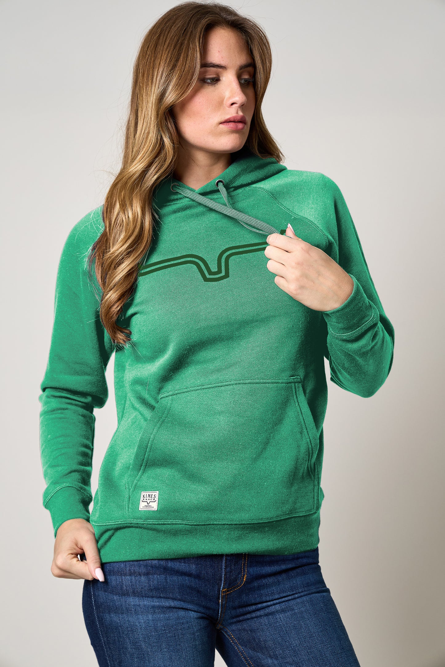 Kimes Ranch Women's Kelly Green Outlier Hoodie