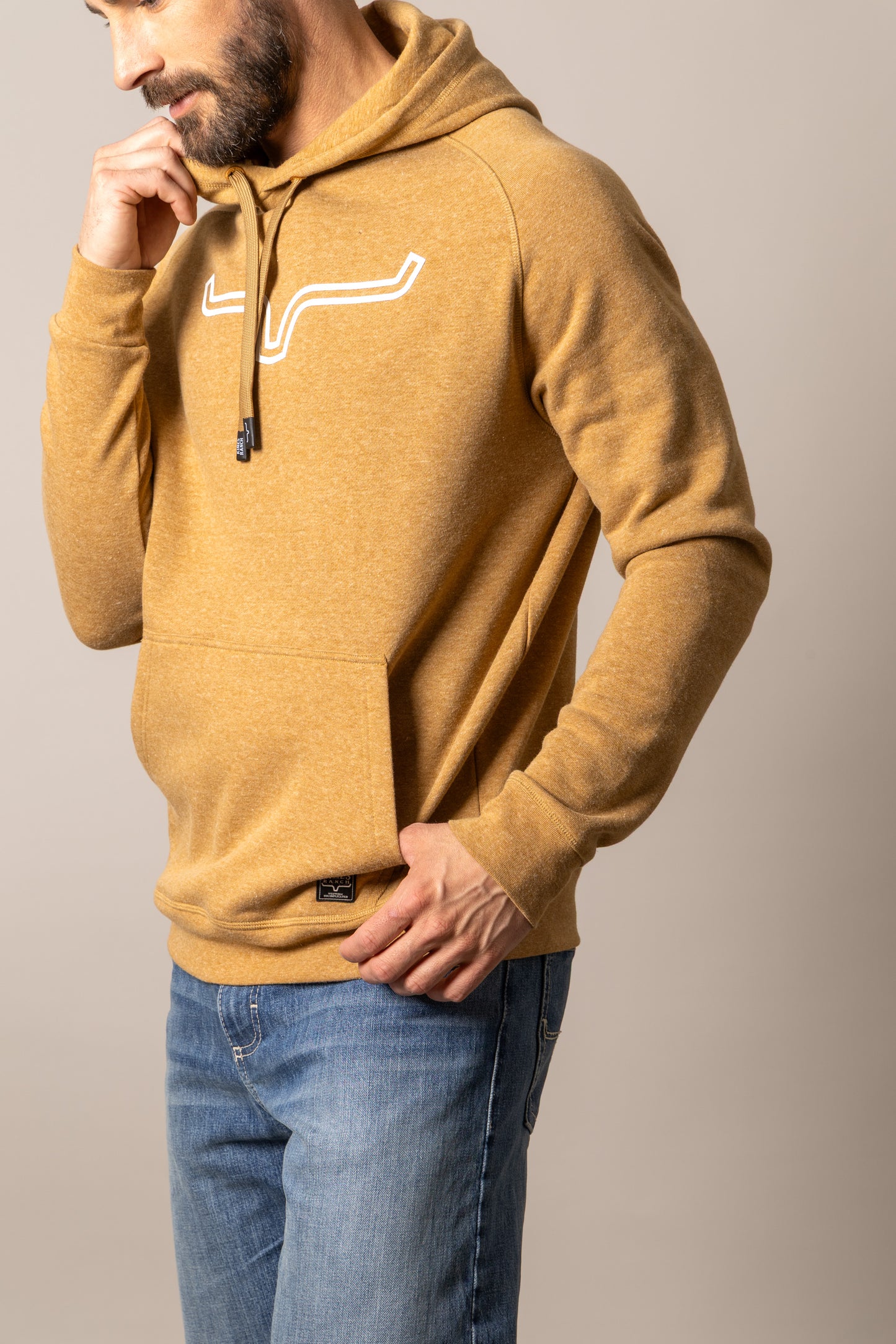 Kimes Ranch Men's Rust Heather Outlier Hoodie