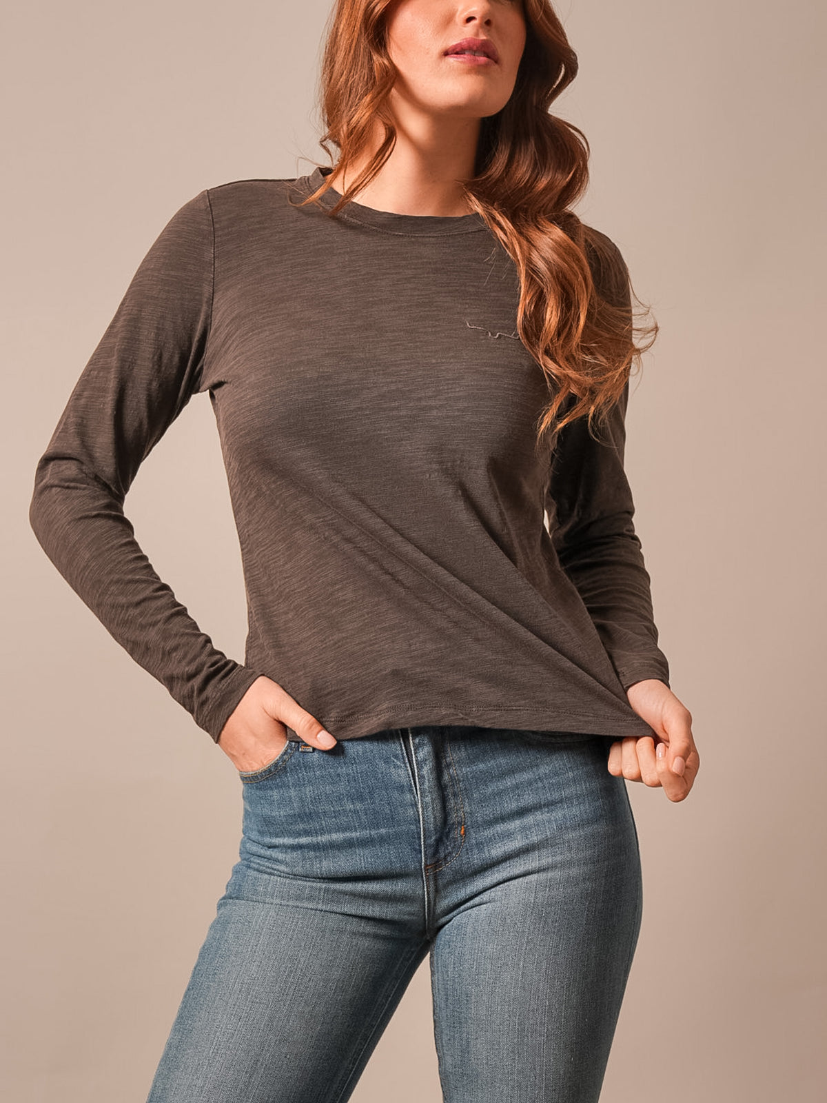 Kimes Ranch Women's Espresso Ainsley Long Sleeve T-Shirt