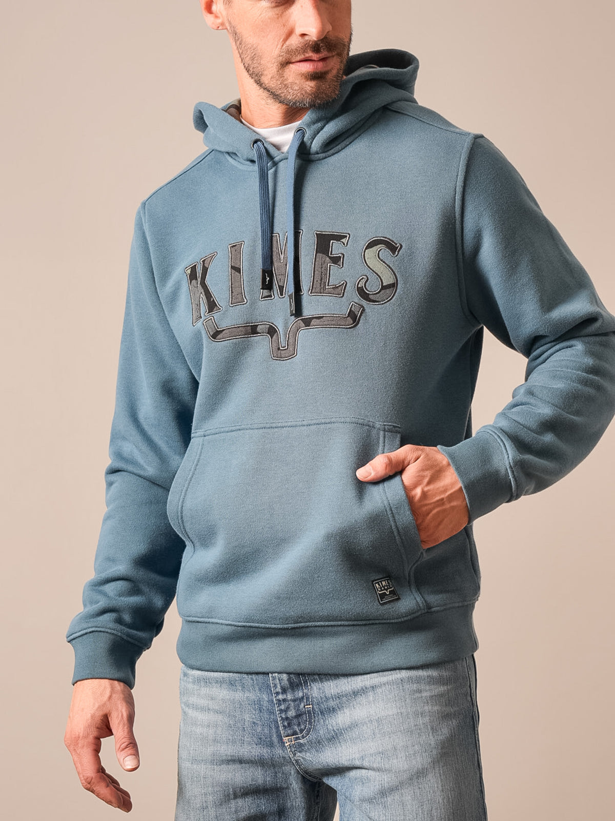 Kimes Ranch Men's Dark Blue Riddle Hoodie