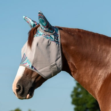 Crusader Fly Mask with Ears (Multiple Colors/Patterns)