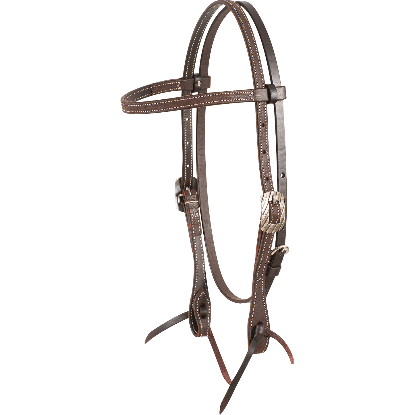 Martin Chocolate Headstall with Bandera Buckle