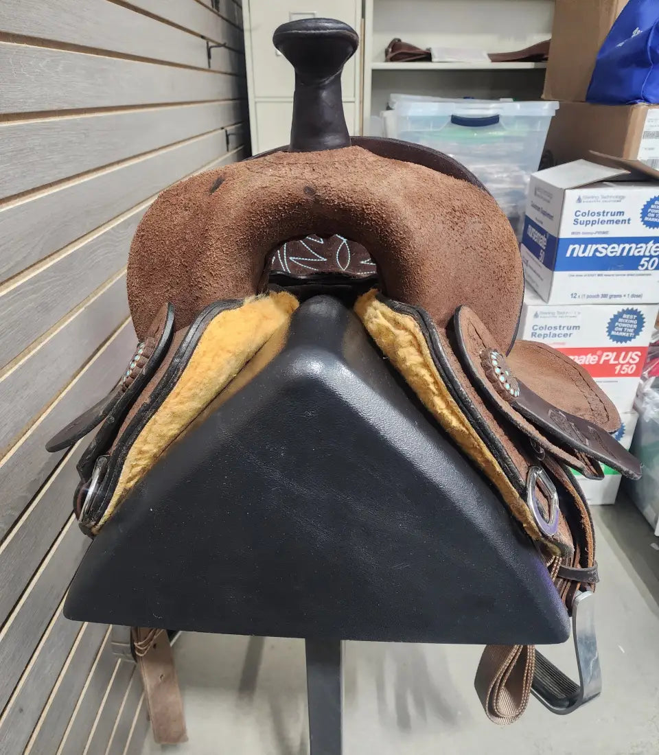 USED. High Horse (Circle Y) 12’’ Lindale Youth Barrel Saddle - 12’’ - Used Saddle