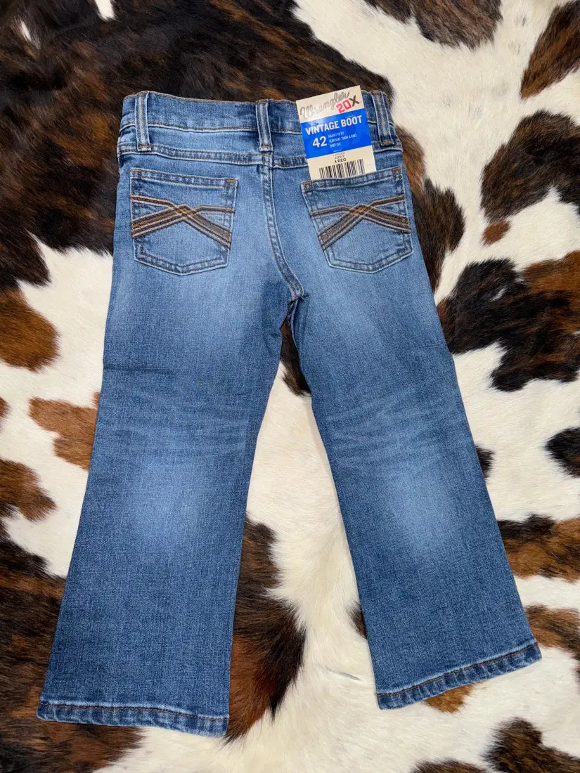 Wrangler Boy’s Caprock 20X Slim Vintage Jean Boy’s Bottoms