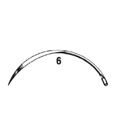JorVet Suture Needle HD 3/8 Curved- 6"