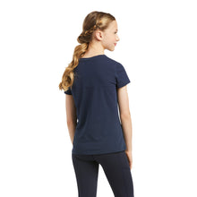 Load image into Gallery viewer, Ariat Girl&#39;s Navy &quot;Dreamer&quot; T-Shirt
