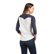 Load image into Gallery viewer, Ariat Women&#39;s Ranch Flowers Raglan Shirt
