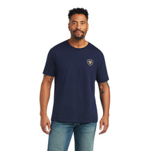 Load image into Gallery viewer, Ariat Men&#39;s Monument Sunset Midnight Navy T-Shirt
