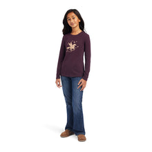 Load image into Gallery viewer, Ariat Girl&#39;s Youth Ride Your Dream Mulberry T-Shirt
