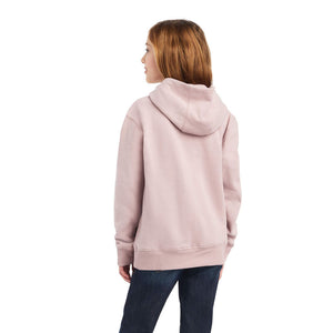Ariat Girl's REAL Glitter Rose Heather Hoodie