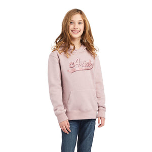 Ariat Girl's REAL Glitter Rose Heather Hoodie