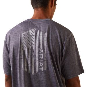 Ariat Men's Charger Vertical Flag TEK T-Shirt