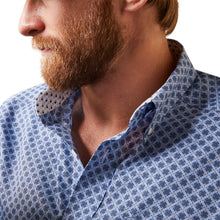 Load image into Gallery viewer, Ariat Men&#39;s Atlas Blue Western Shirt
