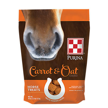 Purina Carrot and Oat-Flavored Horse Treats 3.5 lb