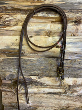 Load image into Gallery viewer, L&amp;W Original Sewn Split Martingale Leather Reins
