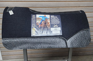 Best Ever Kush Saddle Pad - Black Elephant (1" thick, 30"x30")
