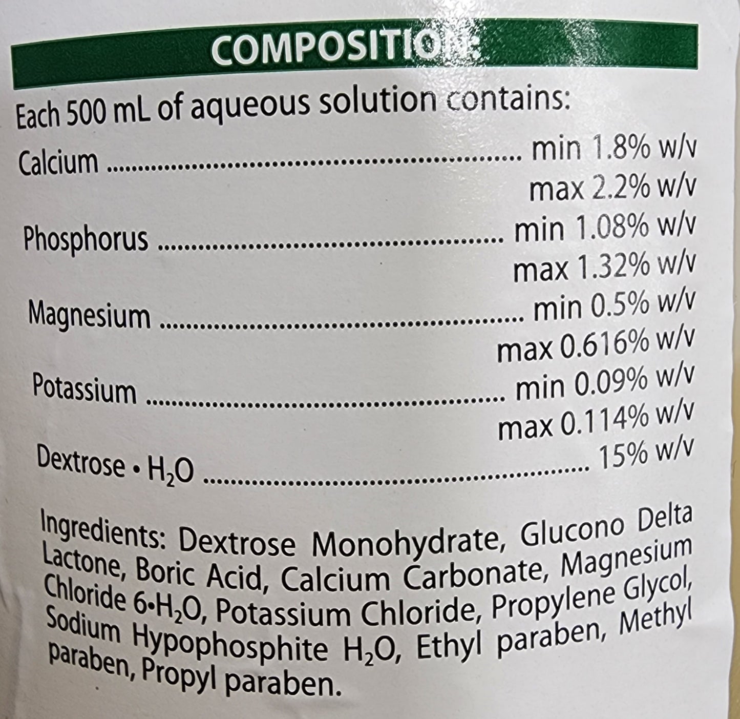 CMPK Oral Solution for Cattle - 500 mL