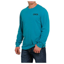 Load image into Gallery viewer, Cinch Men&#39;s Graphic Teal T-Shirt
