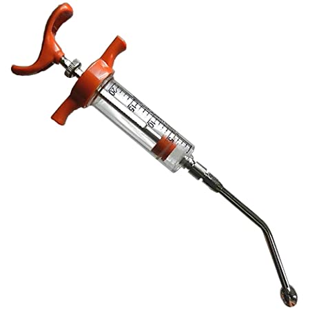 Ardes Drench Gun Syringe 20 ML with Dosenut & Luerlock Cannula