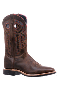 Boulet Men's Hillbilly Golden Wide Square Toe Boots