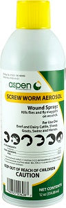 Aspen Screw Worm Aerosol Wound Spray 12 oz