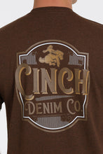 Load image into Gallery viewer, Cinch Men&#39;s Cinch Logo Brown T-Shirt
