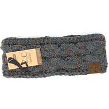 Load image into Gallery viewer, C.C Beanie Fuzzy Lined Flecked Head Wrap
