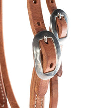 Load image into Gallery viewer, Patrick Smith Browband Headstall with Pineapple Tie Ends
