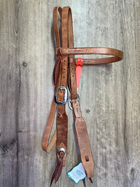 Berlin 3/4" Browband Headstall - Silver Buckle