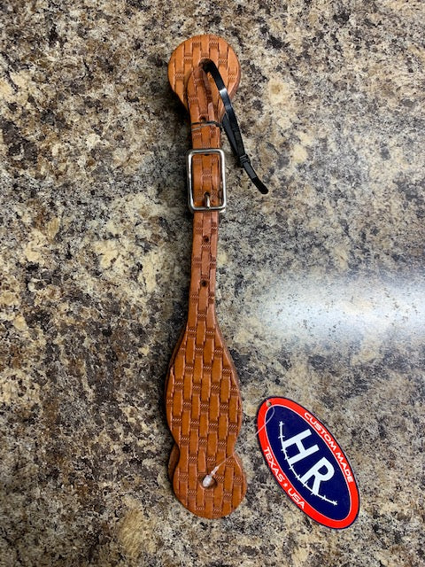 HR Adult Spur Straps - Basket Stamp